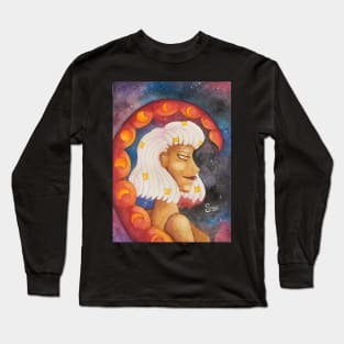 Scorpio Astrological Sign Space Portrait Long Sleeve T-Shirt